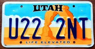 Utah - tablica z USA