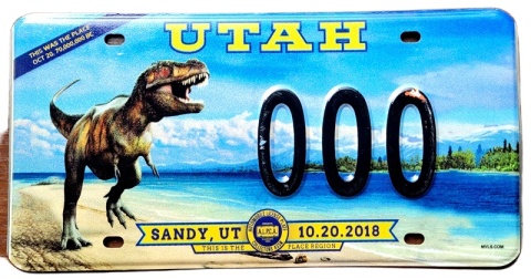 Utah - tablica z USA