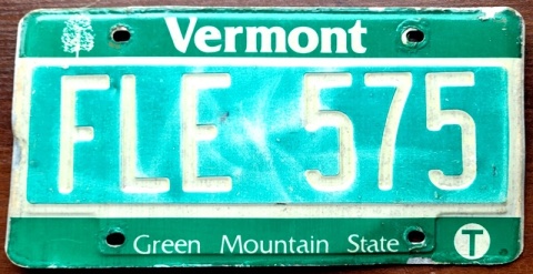 Vermont - tablica z USA