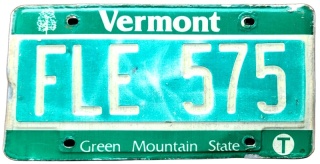 Vermont - tablica z USA