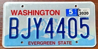Washington 2020 - tablica z USA