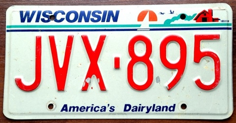 Wisconsin - tablica z USA