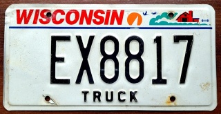 Wisconsin - tablica z USA