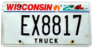 Wisconsin - tablica z USA