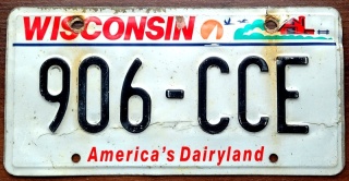 Wisconsin - tablica z USA