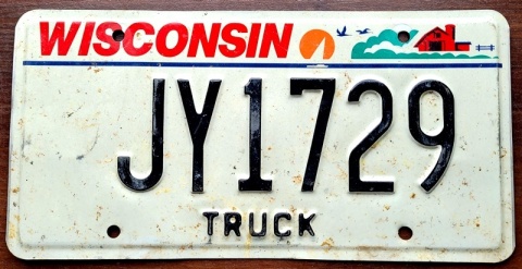 Wisconsin - tablica z USA