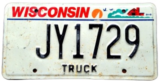Wisconsin - tablica z USA