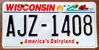 Wisconsin - tablica z USA