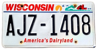 Wisconsin - tablica z USA