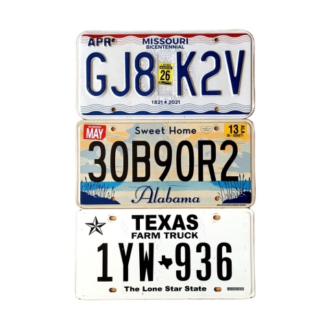 Zestaw 3 tablica z USA