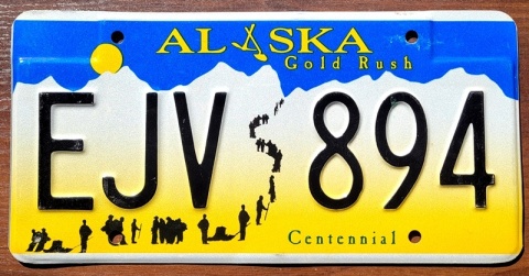 Alaska - tablica z USA