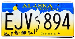 Alaska - tablica z USA