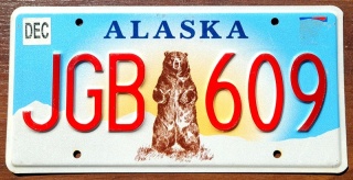 Alaska - tablica z USA
