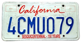 California - tablica z USA