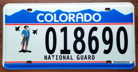Colorado - tablica z USA