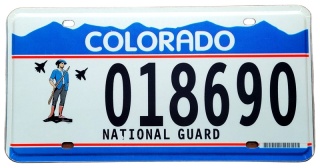 Colorado - tablica z USA