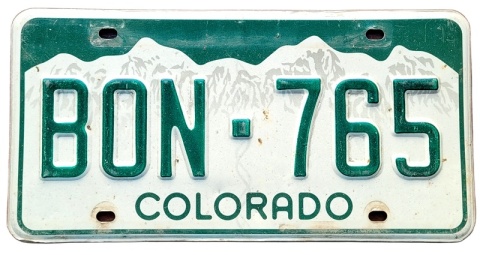 Colorado - tablica z USA
