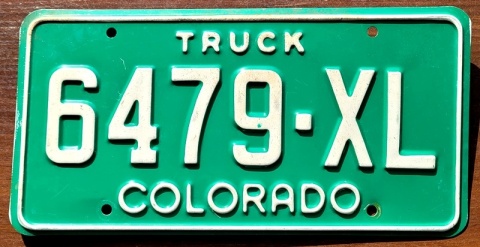 Colorado - tablica z USA