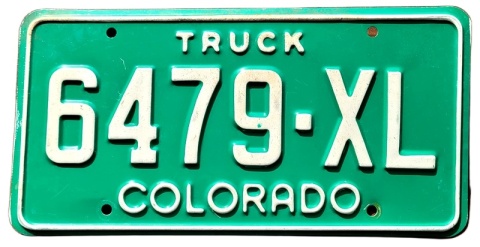 Colorado - tablica z USA