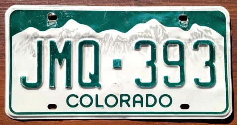 Colorado - tablica z USA