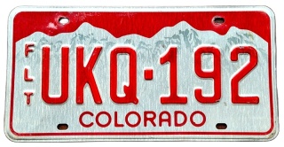 Colordo - tablic z USA