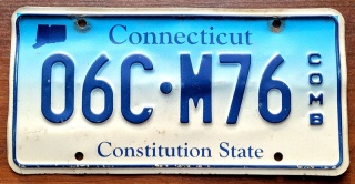 Connecticut - tablica z USA