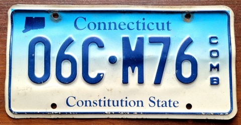 Connecticut - tablica z USA