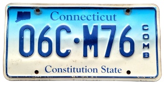 Connecticut - tablica z USA