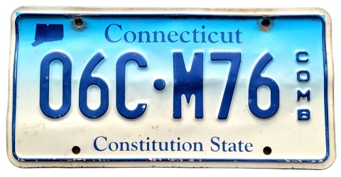 Connecticut - tablica z USA