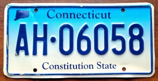 Connecticut - tablica z USA