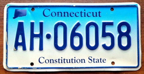 Connecticut - tablica z USA