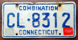 Connecticut - tablica z USA