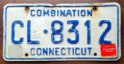 Connecticut - tablica z USA