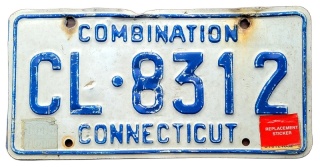 Connecticut - tablica z USA
