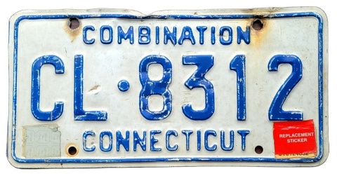 Connecticut - tablica z USA