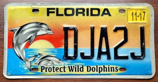 Florida 2017 - tablica z USA