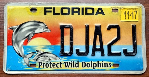 Florida 2017 - tablica z USA
