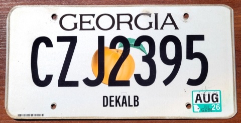 Georgia 2026 - tablica z USA