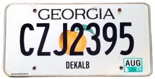 Georgia 2026 - tablica z USA