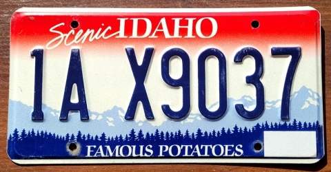 Idaho - tablica z USA