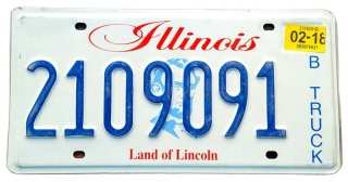 Illinois 2018 - tablica z USA