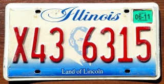 Illinois 2011 - tablica z USA