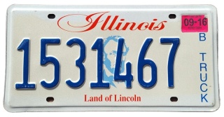 Illinois 2016 - tablica z USA