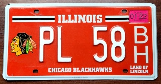 Illinois 2022 - tablica z USA