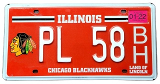 Illinois 2022 - tablica z USA