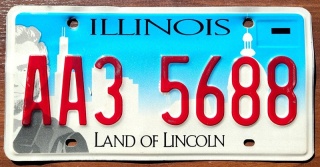 Illinois - tablica z USA