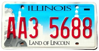 Illinois - tablica z USA