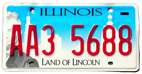 Illinois - tablica z USA