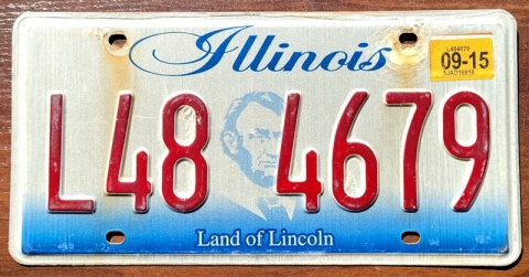 Illinois 2015 - tablica z USA