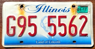 Illinois 2017 - tablica z USA